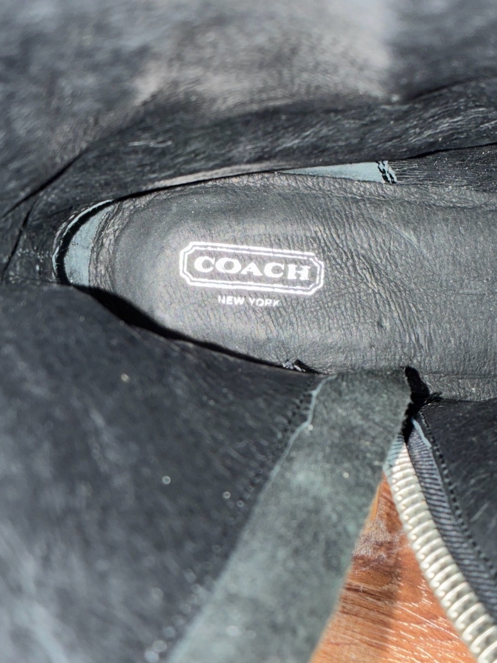 Coach Valentine Leather Signature Monogram Embossed Boots, A7785 - Picture 11 of 15